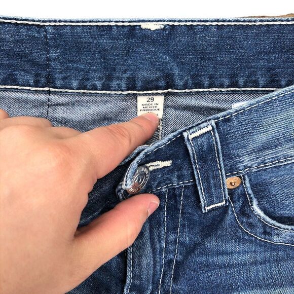 TRUE Religion Jeans Size 29 SLIM Blue - Picture 7 of 7